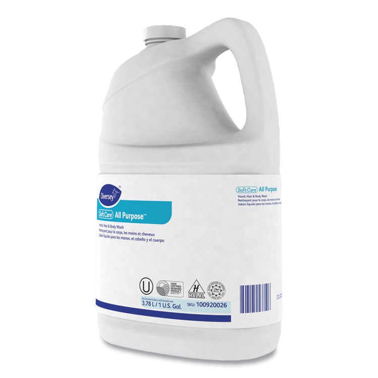 Diversey™ Soft Care All Purpose Liquid, Gentle Floral, 1 gal Bottle, 4/Carton (DVO100920026)