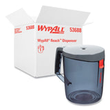 Wypall Reach Towel System Dispenser, 9.5 x 7 x 8.75, Black/Smoke (KCC53688) Each