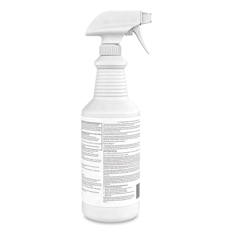 Diversey™ Oxivir 1 RTU Disinfectant Cleaner, 32 oz Spray Bottle, 12/Carton (DVO100850916)