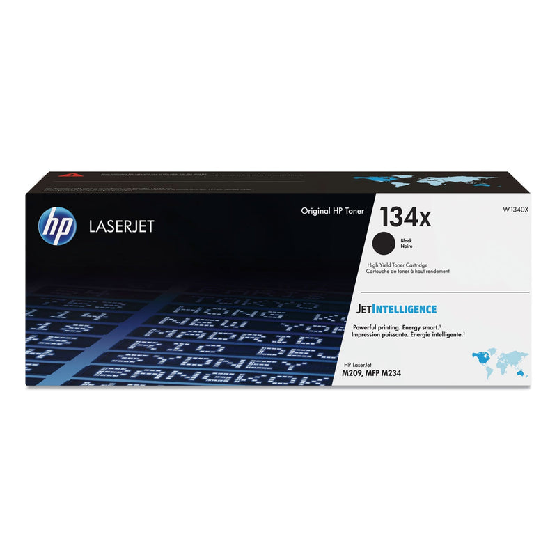 HP HP 134X, (W1340X) High-Yield Black Original Laser Toner Cartridge (HEWW1340X) Each