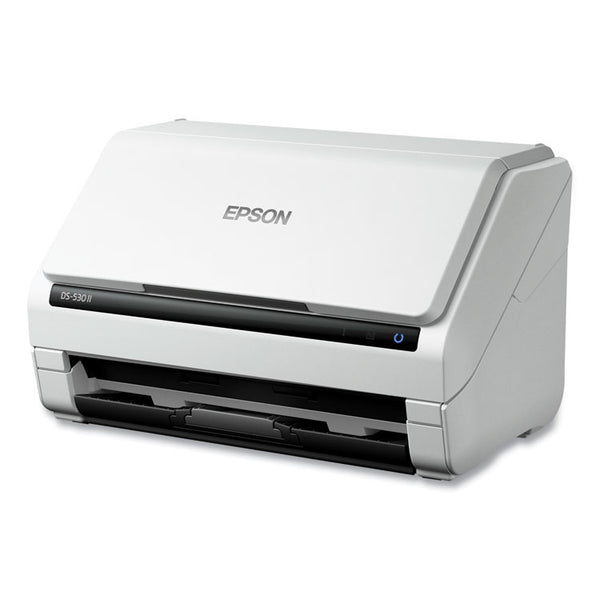Epson® DS-530 II Color Duplex Document Scanner, 600 dpi Optical Resolution, 50-Sheet Duplex Auto Document Feeder (EPSB11B261202)