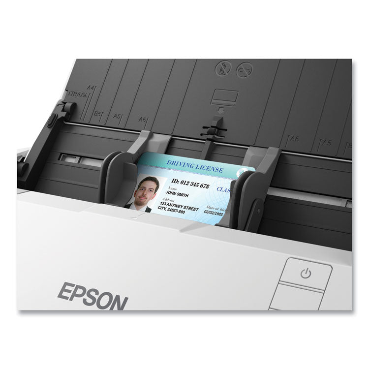 Epson® DS-530 II Color Duplex Document Scanner, 600 dpi Optical Resolution, 50-Sheet Duplex Auto Document Feeder (EPSB11B261202)