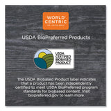World Centric® Fiber Cup Carriers, 8 oz to 22 oz Cups, Four Cups, Natural, 600/Carton (WORCCFB4LF) Case of 600