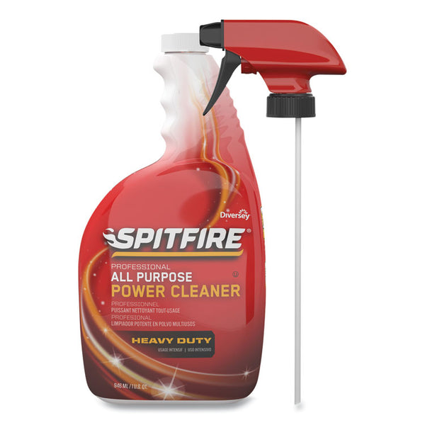 Diversey™ Spitfire All Purpose Power Cleaner, Liquid, 32 oz Spray Bottle, 4/Carton (DVOCBD540038)