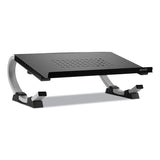 Allsop® Redmond Adjustable Curve Notebook Stand, 15" x 11.5" x 6", Black/Silver, Supports 40 lbs (ASP30498) Each
