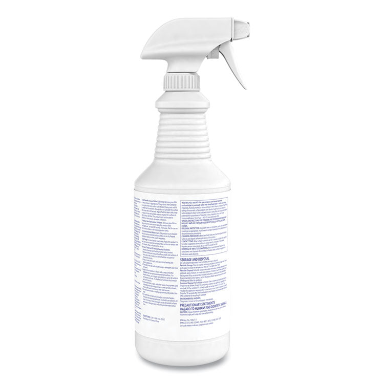 Diversey™ Virex TB Disinfectant Cleaner, Lemon Scent, Liquid, 32 oz Bottle, 12/Carton (DVO04743) Case of 12