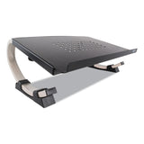 Allsop® Redmond Adjustable Curve Notebook Stand, 15" x 11.5" x 6", Black/Silver, Supports 40 lbs (ASP30498) Each