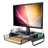Allsop® Metal Art Organizer 5 Monitor, 18" x 11.8" x 5.1", Black, Supports 30 lbs (ASP32166) Each