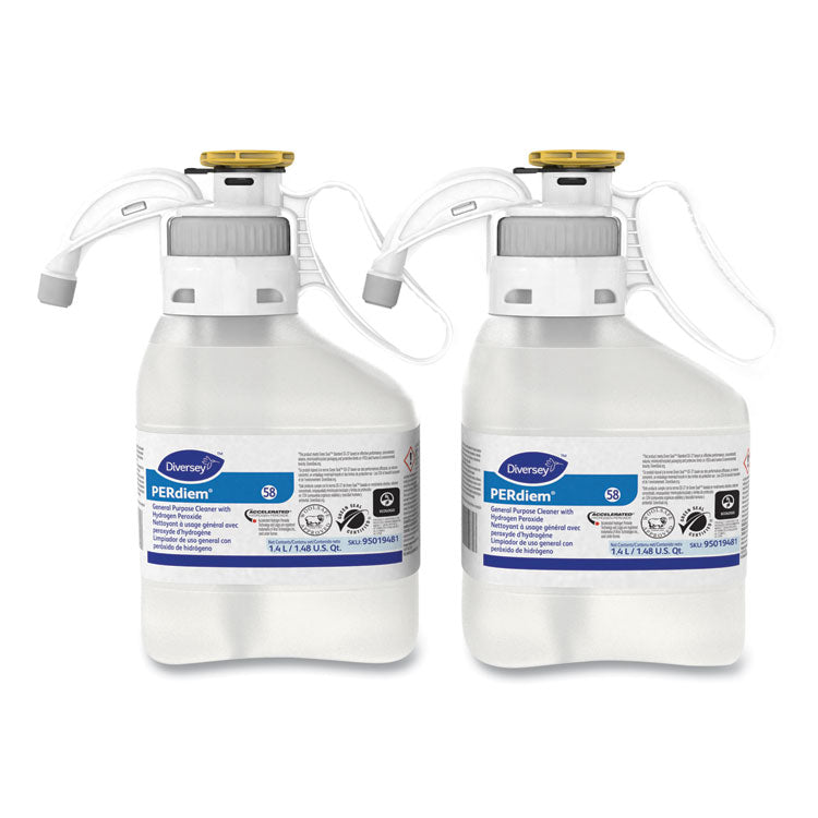 Diversey™ PERdiem Concentrated General Cleaner with Hydrogen Peroxide, 47.34 oz, Bottle, 2/Carton (DVO95019481)