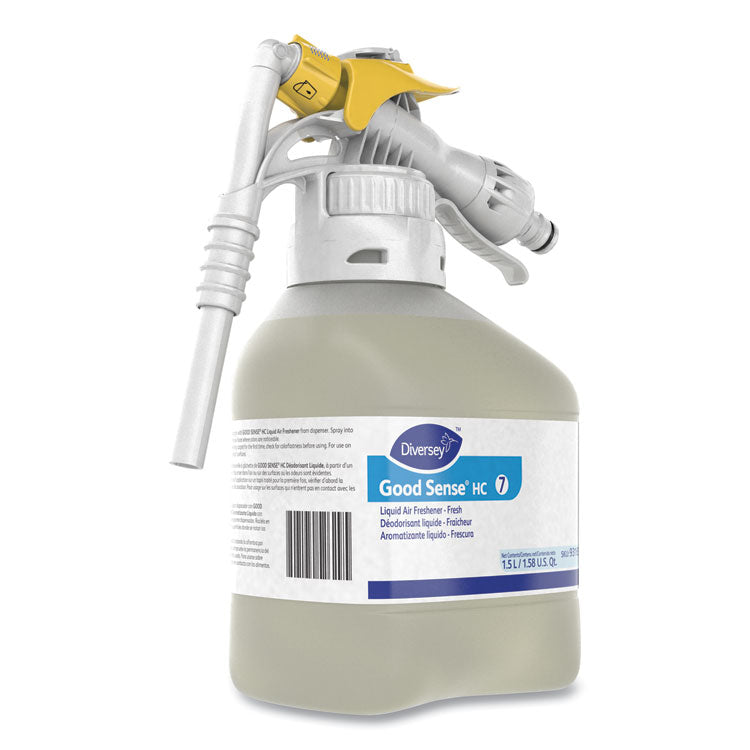 Diversey™ Good Sense Liquid Odor Counteractant, Fresh, 1.5 L RTD Bottle, 2/Carton (DVO93165353)