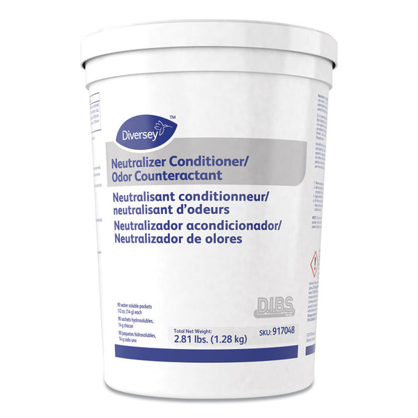 Diversey™ Floor Conditioner/Odor Counteractant, Powder, 0.5 oz Packet, 90/Tub, 2/Carton (DVO917048)