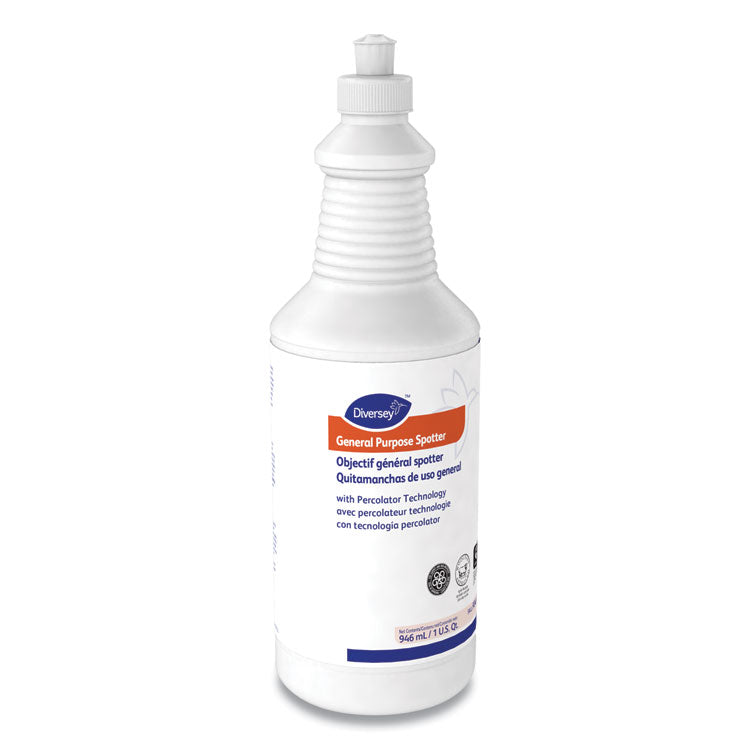 Diversey™ General Purpose Spotter, Floral Scent, Liquid, 1 qt Squeeze Bottle, 6/Carton (DVO904192) Case of 6