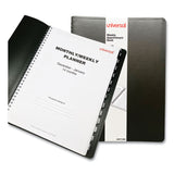 Universal® Weekly Planner, 11 x 8, Black Cover, 14-Month: Dec 2025 to Jan 2027 (UNV71000) Each