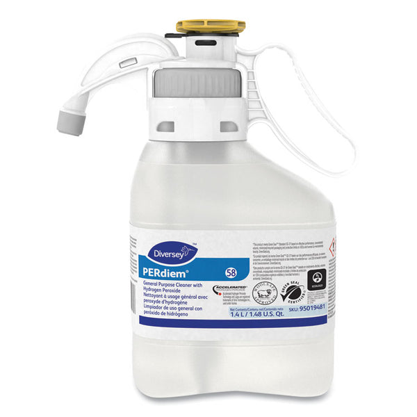 Diversey™ PERdiem Concentrated General Cleaner with Hydrogen Peroxide, 47.34 oz, Bottle, 2/Carton (DVO95019481)