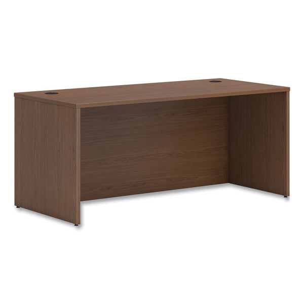 HON® Mod Desk Shell, 66" x 30" x 29", Sepia Walnut (HONLDS6630LE1)