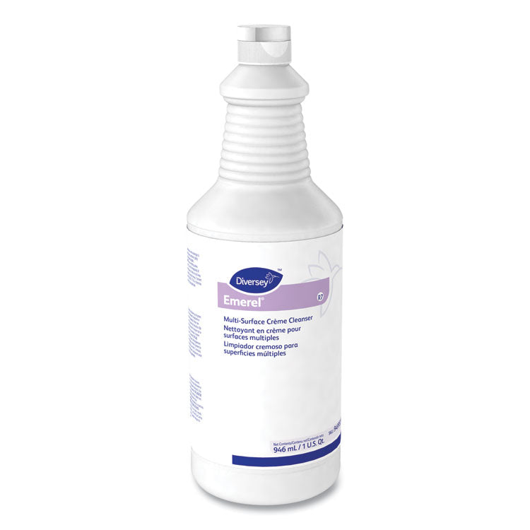 Diversey™ Emerel Multi-Surface Creme Cleanser, Fresh Scent, 32 oz Bottle, 12/Carton (DVO94995295)
