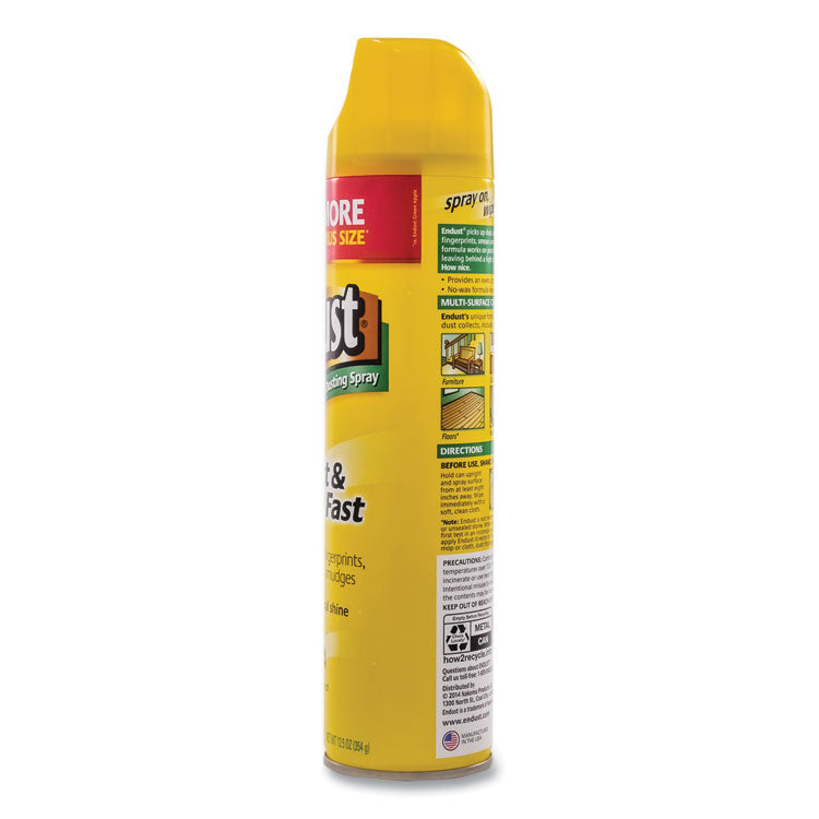 Diversey™ Endust Multi-Surface Dusting and Cleaning Spray, Lemon Zest, 12.5 oz Aerosol Spray, 6/Carton (DVOCB508171)