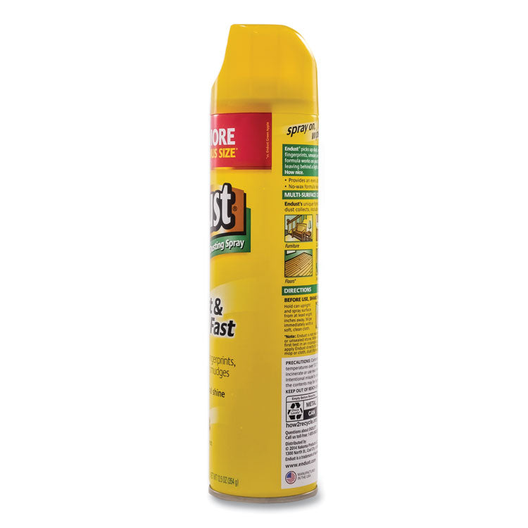 Diversey™ Endust Multi-Surface Dusting and Cleaning Spray, Lemon Zest, 12.5 oz Aerosol Spray (DVOCB508171EA) Each