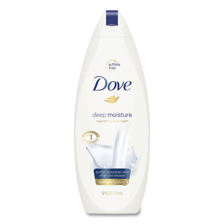 Diversey™ Dove Body Wash Deep Moisture, 12 oz Bottle, 6/Carton (DVOCB123410)