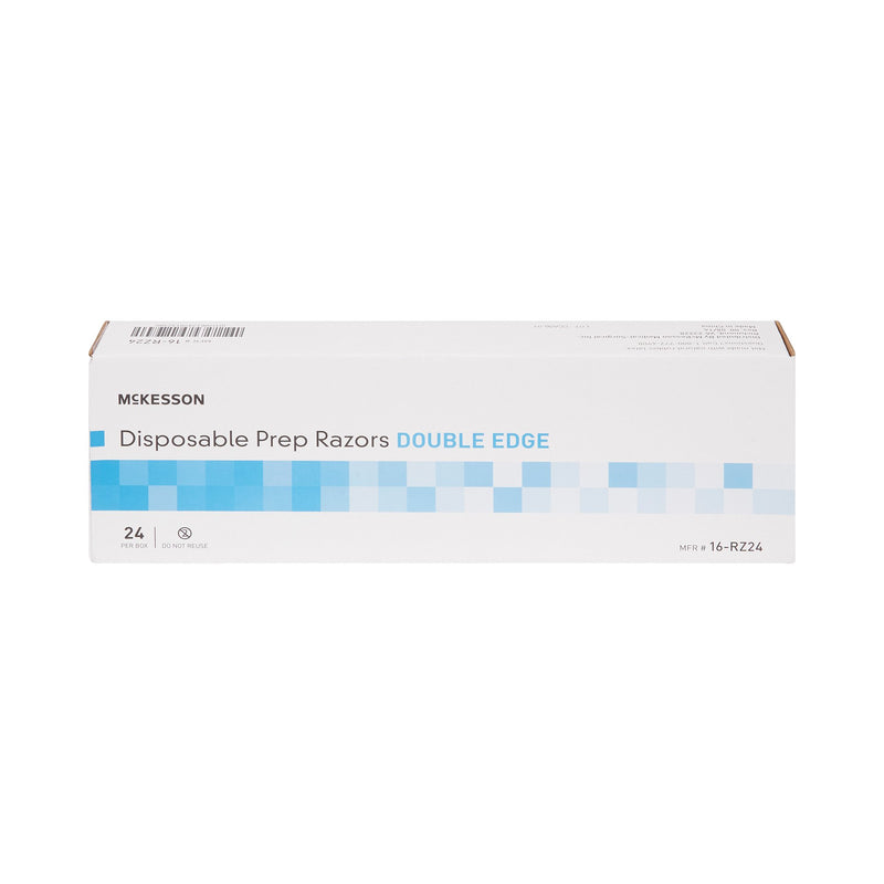 McKesson Surgical Prep Razor Double Edge Single Blade NonSterile Disposable (474851_EA) 1/EA