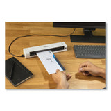Brother DS-740D Duplex Compact Mobile Document Scanner, 600 dpi Optical Resolution, 1-Sheet Duplex Auto Document Feeder (BRTDS740D) Each