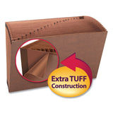 Smead™ TUFF Expanding Open-Top Stadium File, 21 Sections, 1/21-Cut Tabs, Legal Size, Redrope (SMD70430)