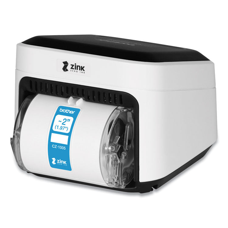 Brother VC-500W Versatile Compact Color Label and Photo Printer with Wireless Networking, 7.5 mm/s Print Speed, 4.4 x 4.6 x 3.8 (BRTVC500W) Each