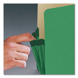 Smead™ Colored File Pockets, 3.5" Expansion, Letter Size, Green (SMD73226)