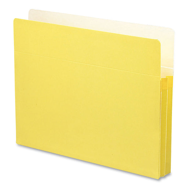 Smead™ Colored File Pockets, 1.75" Expansion, Letter Size, Yellow (SMD73223)