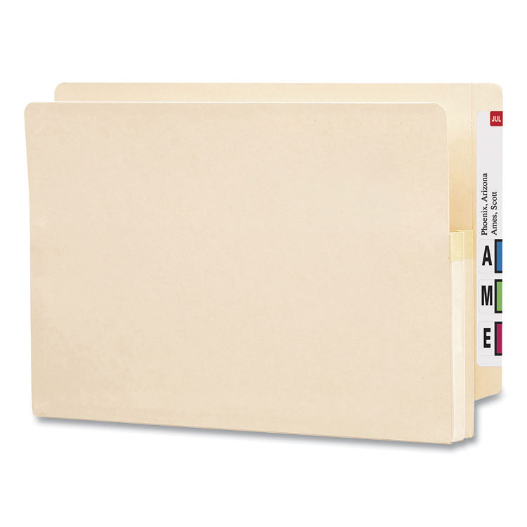 Smead™ Manila End Tab File Pockets, 1.75" Expansion, Legal Size, Manila, 25/Box (SMD76114)