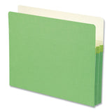 Smead™ Colored File Pockets, 1.75" Expansion, Letter Size, Green (SMD73216)