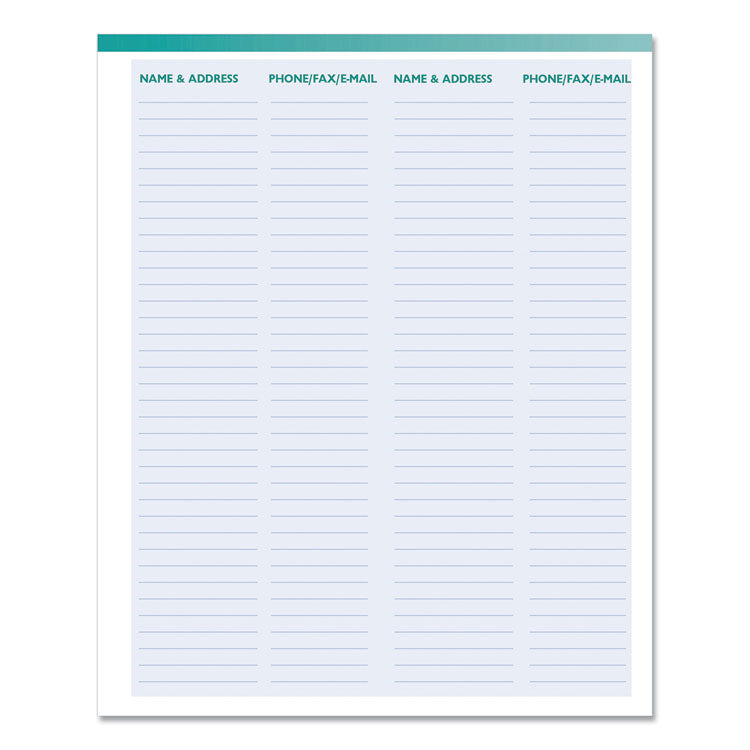 House of Doolittle™ Express Track Recycled Weekly Appointment Book/Monthly Planner, 8 x 5, Black Cover, 13-Month: Jan 2026 to Jan 2027 (HOD29402) Each