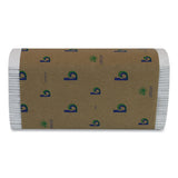 Boardwalk® Boardwalk Green C-Fold Towels, 1-Ply, 10.13 x 12.75, Natural White, 150/Pack, 16 Packs/Carton (BWK51GREENB)