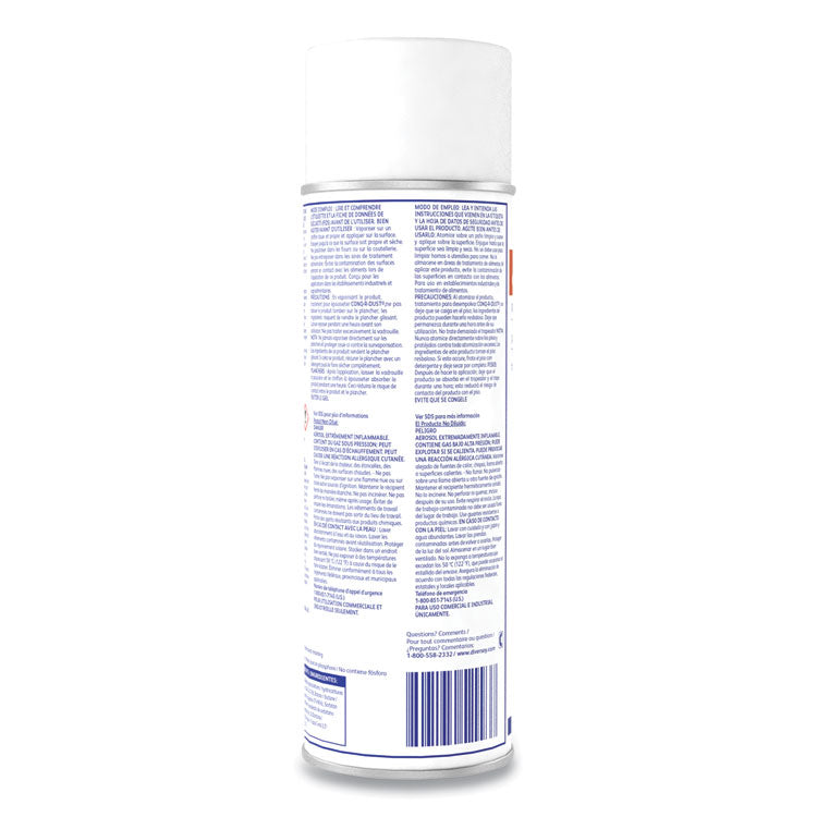 Diversey™ Conq-r-Dust Dust Mop/Dust Cloth Treatment, Amine Scent, 17 oz Aerosol Spray, 12/Carton (DVO904751)