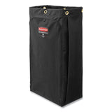 Rubbermaid® Commercial Fabric Cleaning Cart Bag, 26 gal, 17.5" x 33", Black (RCP1966888) Each