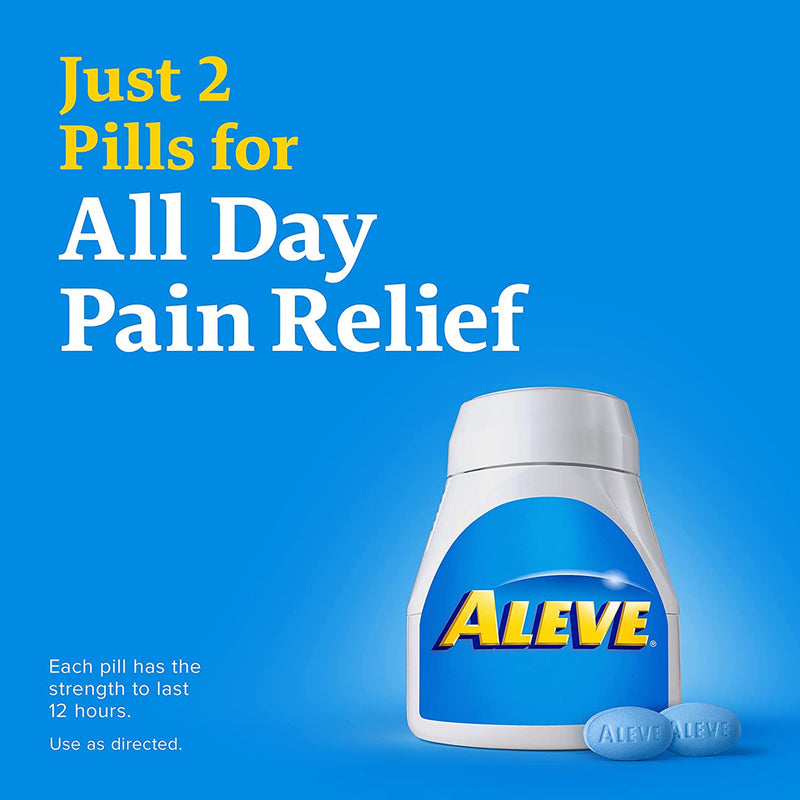 Aleve® Pain Relief 220 mg Strength Naproxen Sodium Caplet 24 per Bottle (1194961_BT) 1/BT