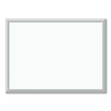 U Brands Melamine Dry Erase Board, 23 x 17, White Surface, Silver Frame (UBR030U0001) Each