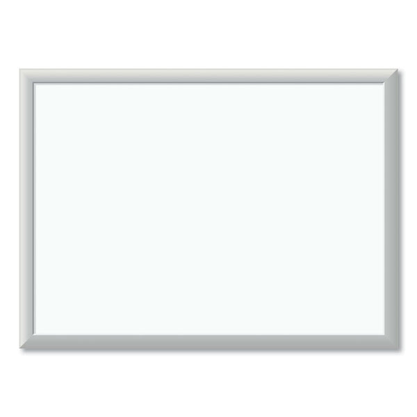 U Brands Melamine Dry Erase Board, 23 x 17, White Surface, Silver Frame (UBR030U0001) Each