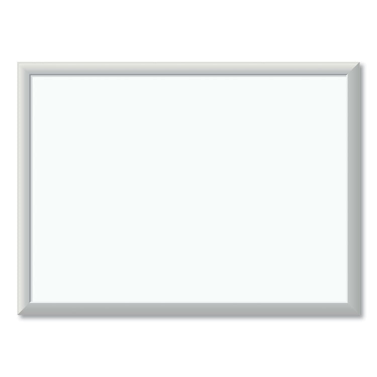 U Brands Melamine Dry Erase Board, 23 x 17, White Surface, Silver Frame (UBR030U0001) Each
