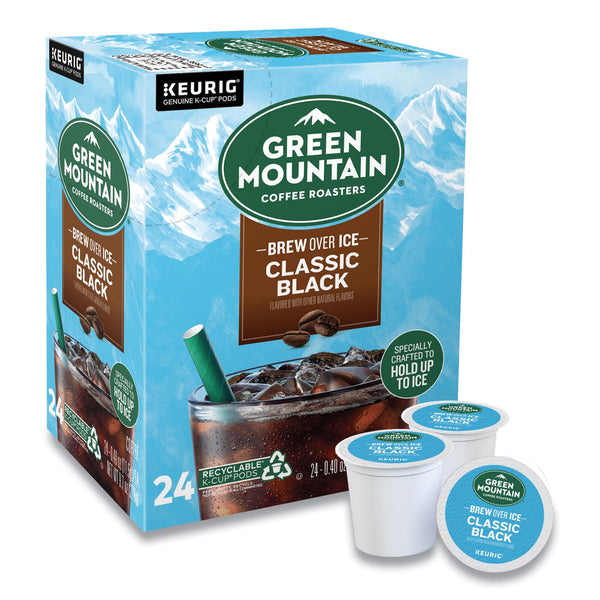 Green Mountain Coffee® Classic Black Brew Over Ice Coffee K-Cups, 24/Box (GMT9027) Box of 24