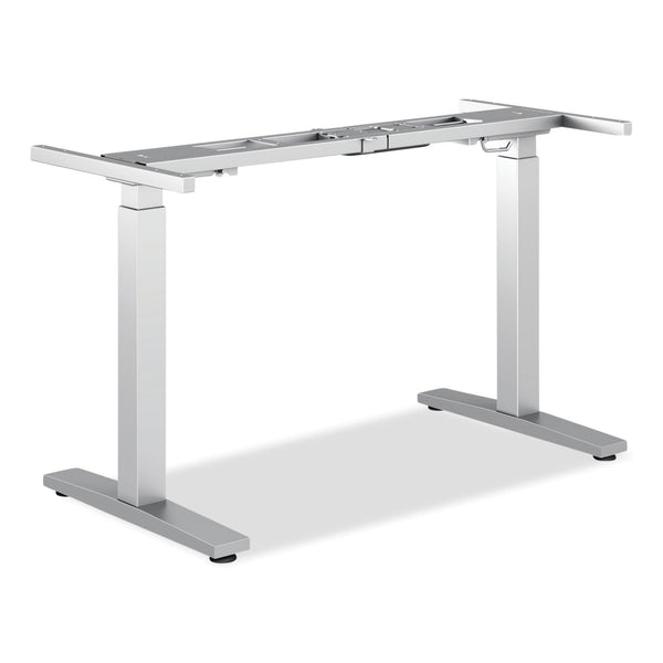 HON® Coordinate Height-Adjustable Base, 60w x 23.07d x 26.25 to 43.5h, Silver (HONHAB2SSVRXUD)