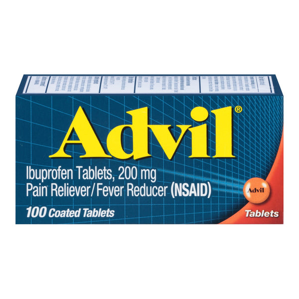 Advil® Pain Relief 200 mg Strength Ibuprofen Tablet 100 per Bottle (533172_BT) 1/BT