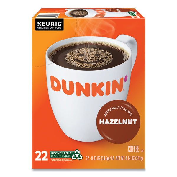 Dunkin Donuts® K-Cup Pods, Hazelnut, 22/Box (GMT1270) Box of 22