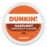 Dunkin Donuts® K-Cup Pods, Hazelnut, 22/Box (GMT1270) Box of 22