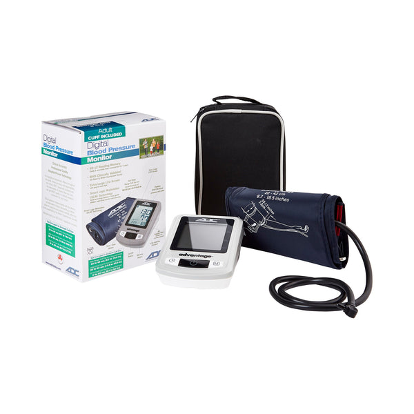 Advantage™ 6021N Series Home Automatic Digital Blood Pressure Monitor Wide Range Nylon Cuff 22 - 42 cm Desk Model (942858_EA) 1/EA
