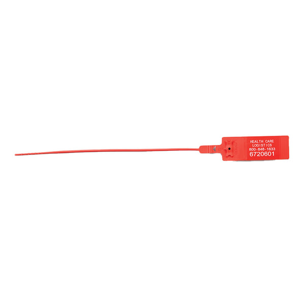 Health Care Logistics Secure-Pull Breakable Seal Red Plastic 9-1/2 Inch (381207_PK) 100/PK