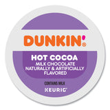 Dunkin Donuts® Milk Chocolate Hot Cocoa K-Cup Pods, 22/Box (GMT1261) Box of 22