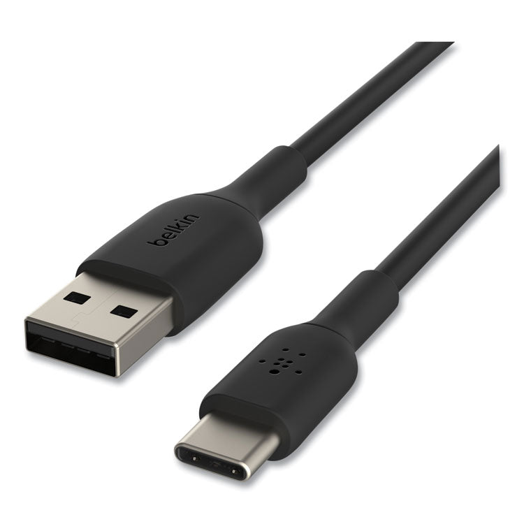 Belkin® BOOST CHARGE USB-C to USB-A ChargeSync Cable, 3.3 ft, Black (BLKCAB001BT1MBK) Each