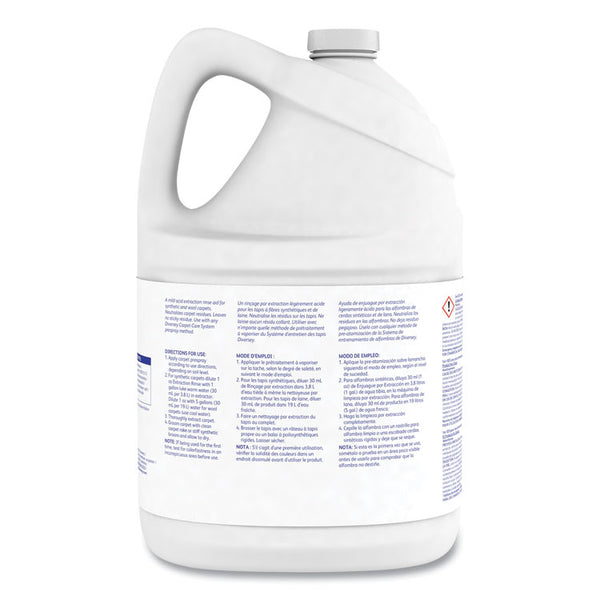 Diversey™ Carpet Extraction Rinse, Floral Scent, 1 gal Bottle, 4/Carton (DVO903730)