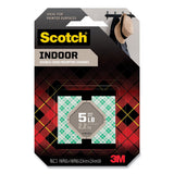 Scotch® Permanent High-Density Foam Mounting Tape, 1" Squares, Double-Sided, Holds Up to 5 lbs, White, 16/Pack (MMM111SSQ16)